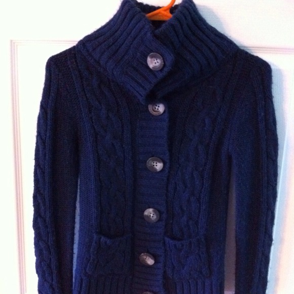Must have Navy blue sweater.