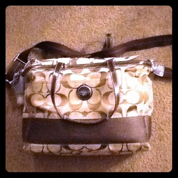 Coach baby bag
