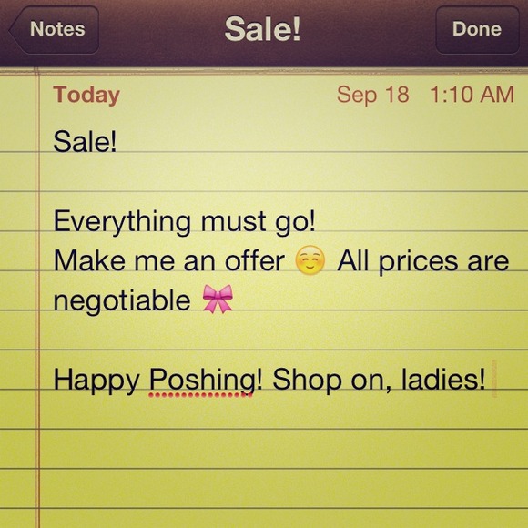 Make me an offer!
