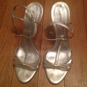 Versace silver sandals