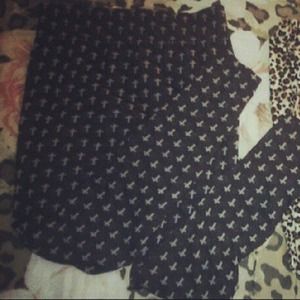 Cross & Cheetah Print Leggings 🐆👖💙