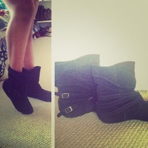 Black Short Boots