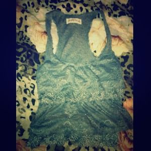 💖 Grey Abercrombie & Fitch Crop Top 💖