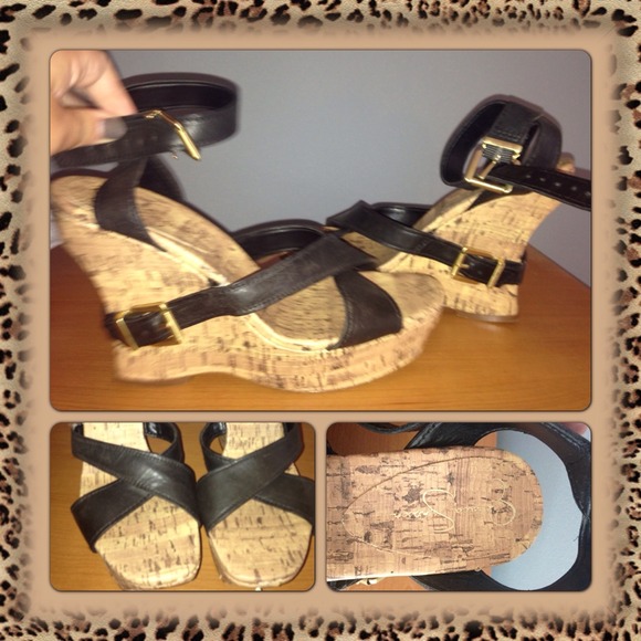 Jessica Simpson Cork Wedges