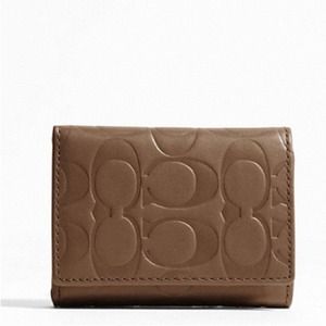 NWT Coach Signature trifold wallet NWT Coach Signature trifold wallet