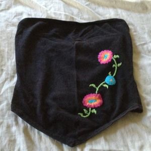 Guess Black tube top.