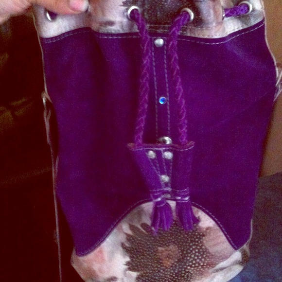 Med flower girl bag w/ long strap