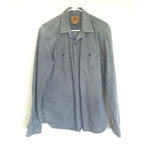 SOLD ♦ Jean button up shirt