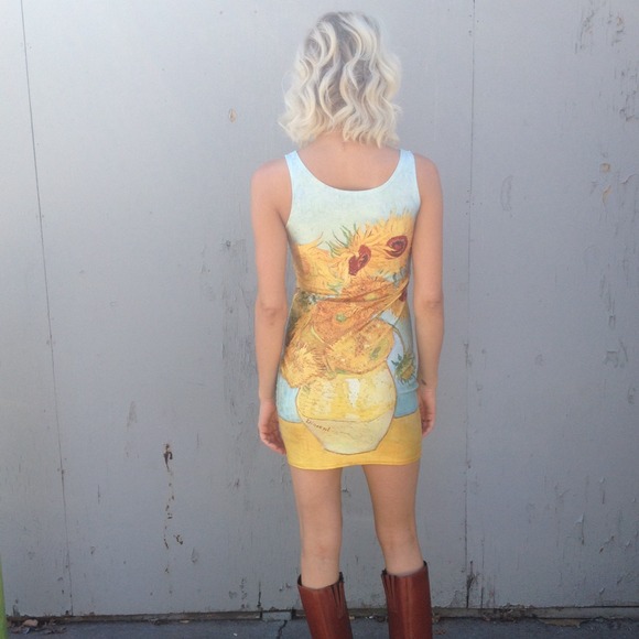 sunflower tank dress- Sold out - Picture 4 of 4