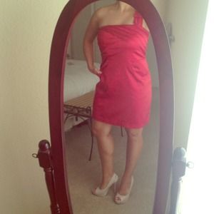 💕SOLD 💕 Red one strap dress