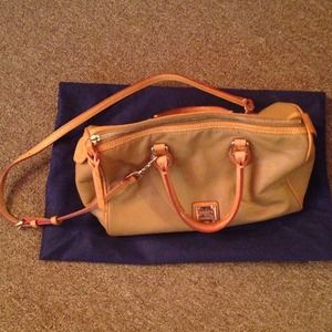 Dooney & Bourke Tan Leather Satchel