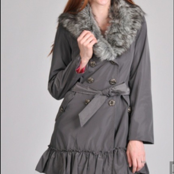 Betsey Johnson women's trench coat