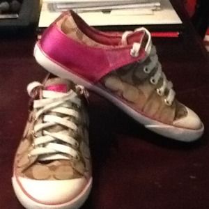 Coach shoes very nice color