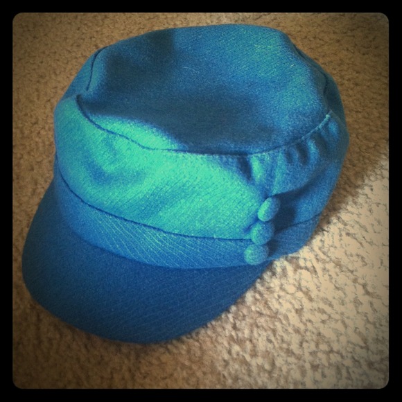 Blue hat