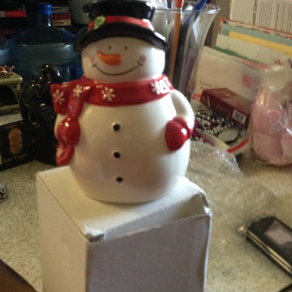 Snowman bank