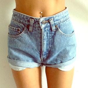 High waisted shorts