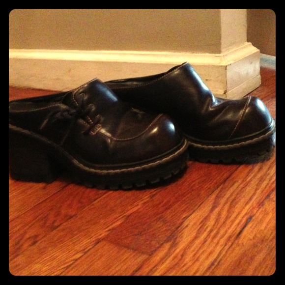 Chunky Heeled Clogs
