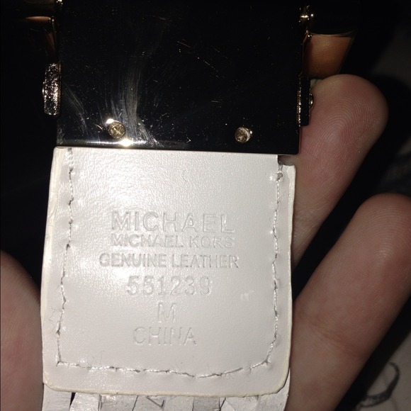 An authentic Michael kors belt