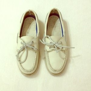 White Sperry Top-Sider
