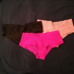 Set of 3 small Victoria's Secret Panties
