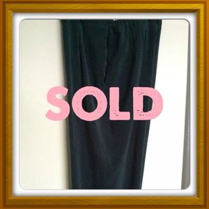 **SOLD** TALBOTS Green Side-zip Petite Pants.