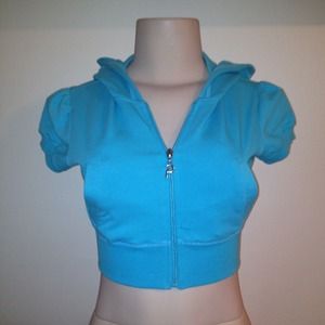 Hooded crop too jacket