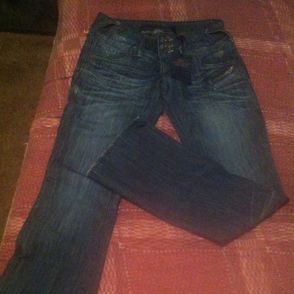 Almost Famous Flare Denim Jeans!!