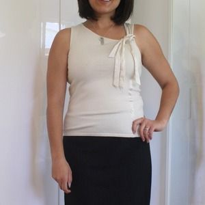 Banana Republic Asymmetric Silk Cashmere Tank