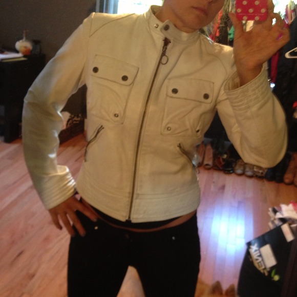 100% leather white jacket - Wilson's leather - Picture 2 of 4