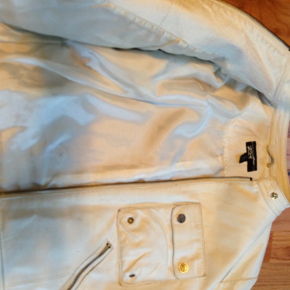 100% leather white jacket - Wilson's leather - Picture 3 of 4