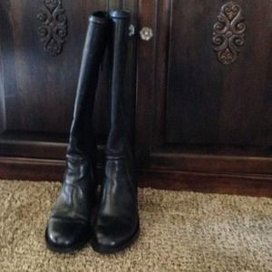 Soft Black Leather Boots