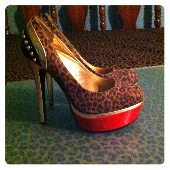 Paprika Cheetah Print Heels