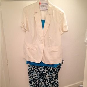 Three piece Blazer and Skirt set.