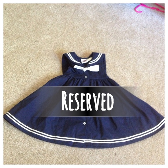 NWT Girls Sailor dress Navy size 24 months