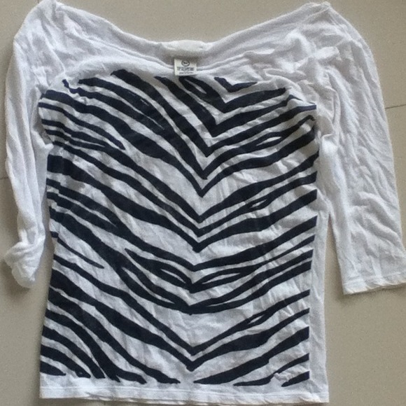 Zebra print super cool shirt