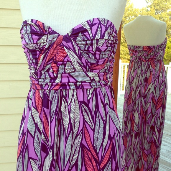 Gianni Bini Dresses & Skirts - Beautiful Purple Silky Maxi Dress
