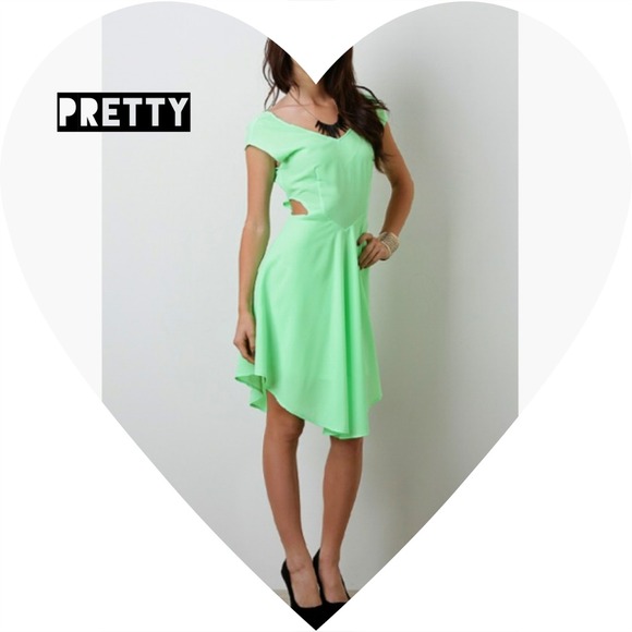 Dresses & Skirts - Neon Green Dress