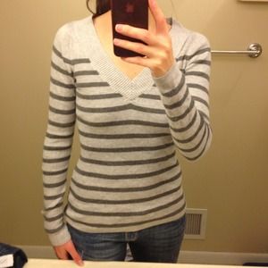 Fitted V-Neck Sweater