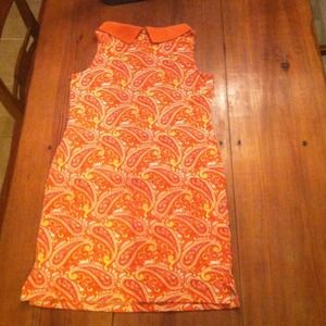 A sleeveless t shirt dress.
