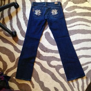 Paige Denim Straight Leg Jeans