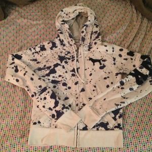 Victorias secret zip up hoodie