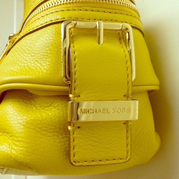 SOLD! Michael Kors leather bag yellow