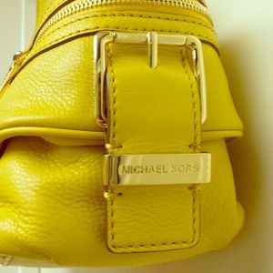 SOLD! Michael Kors leather bag yellow