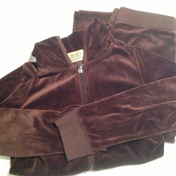 Juicy Couture Brown Velour Tracksuit- authentic.
