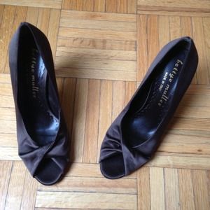 Brand New Bettye Muller peep toe shoes