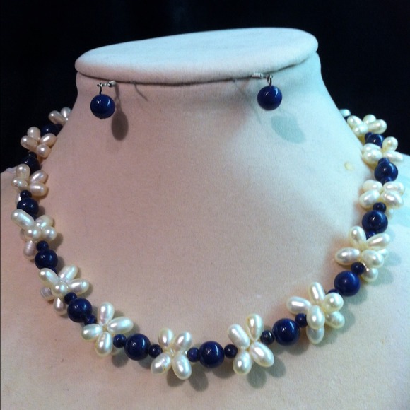 Necklace with earrings