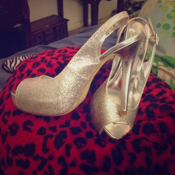 Silver heels