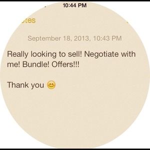 Really looking to sell!