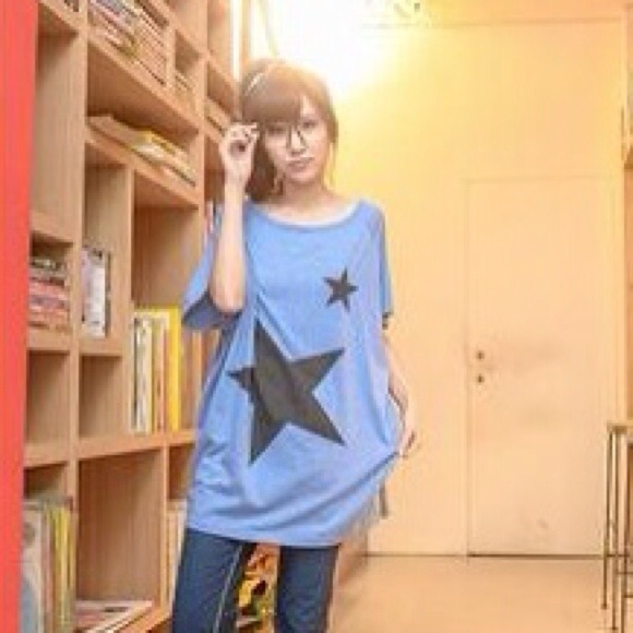 Blue star t-shirt