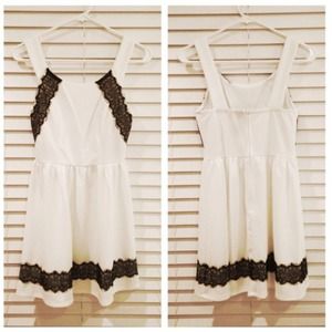 Trixxi Black & White Dress